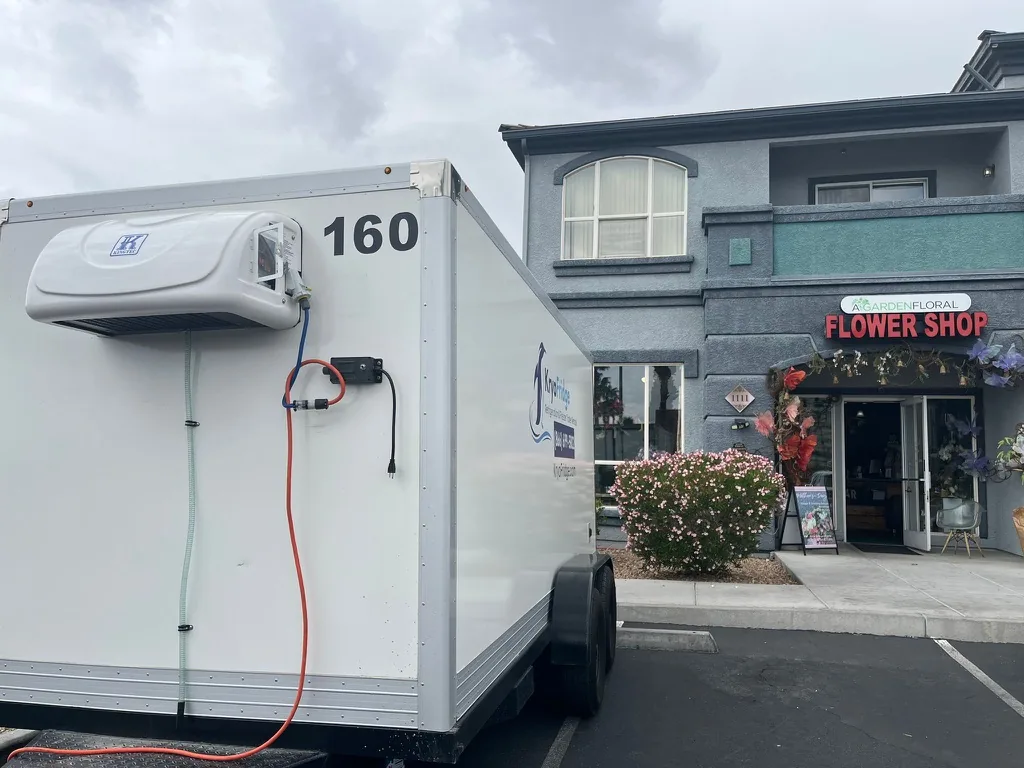 Restaurant Walk-In Replacement Trailer in Anaheim, Los Angeles area