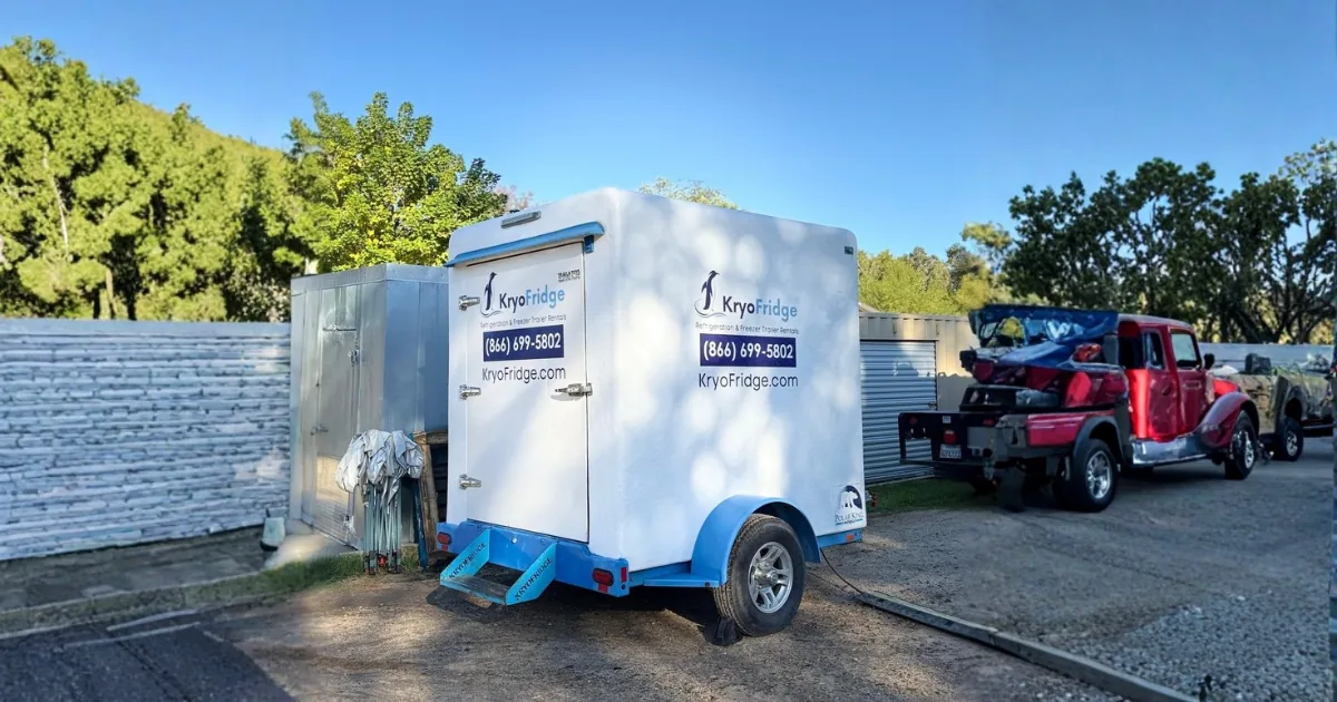 Wedding Refrigeration Trailer Rental in Pasadena, Los Angeles